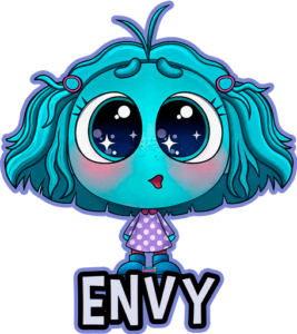 inside out 2 envy chibi png transparent