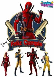 DeadPool-cake-topper-para-imprimir-gratis-logan-marvel