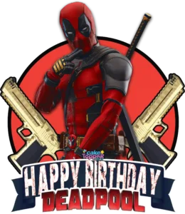 deadpool cake topper png printable ideas