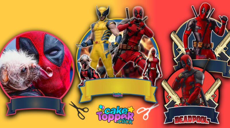 eadpool-wolverine-logan-marvel-lobezno-cake-topper-topo-de-bolo