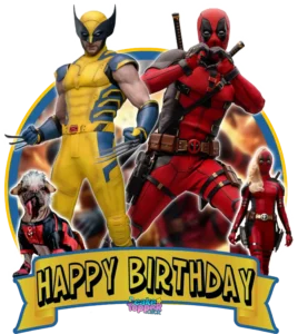 deadpool wolverine png Happy birthday