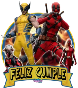 deadpool wolverine png feliz cumple