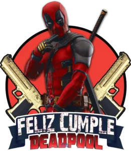 topper de deadpool Felz Cumple png