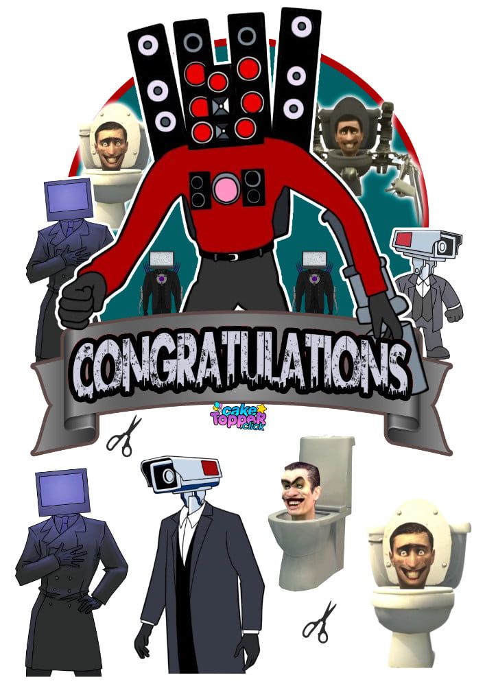 Cameraman-Skibidi-Toilet-congratulations-cake-topper-ideas-printable