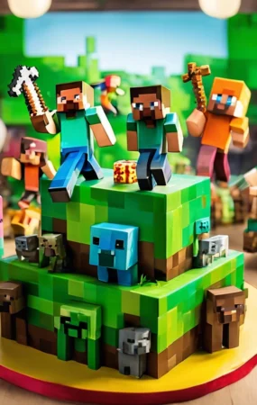 minecraft cake topper printable