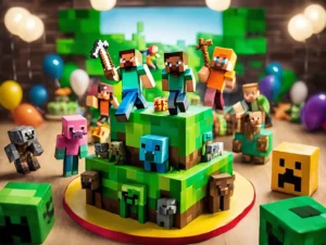 Toppers Cake Minecraft