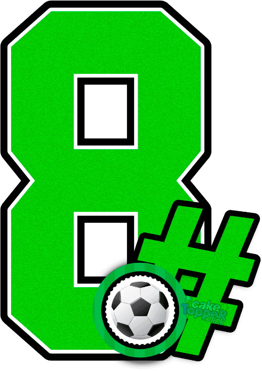 8 number Soccer Futbol Futebol