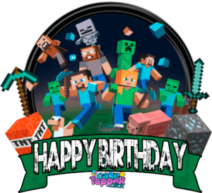 Happy birthday Topper minecraft