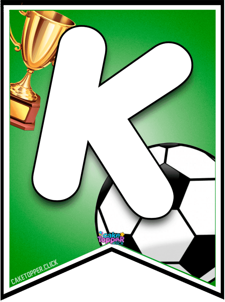 Soccer banner printable