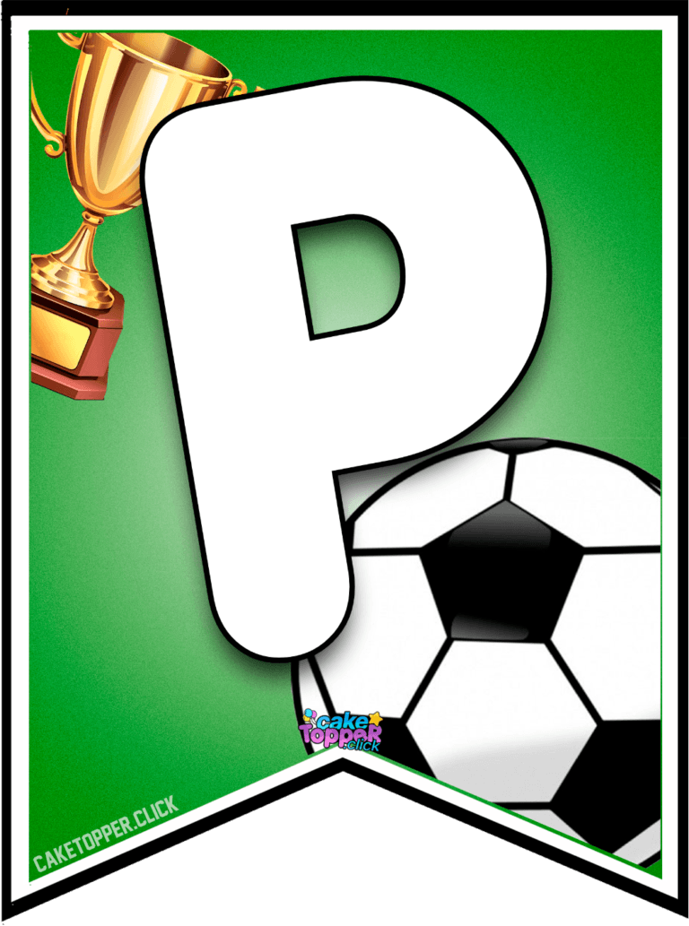 Soccer banner printable