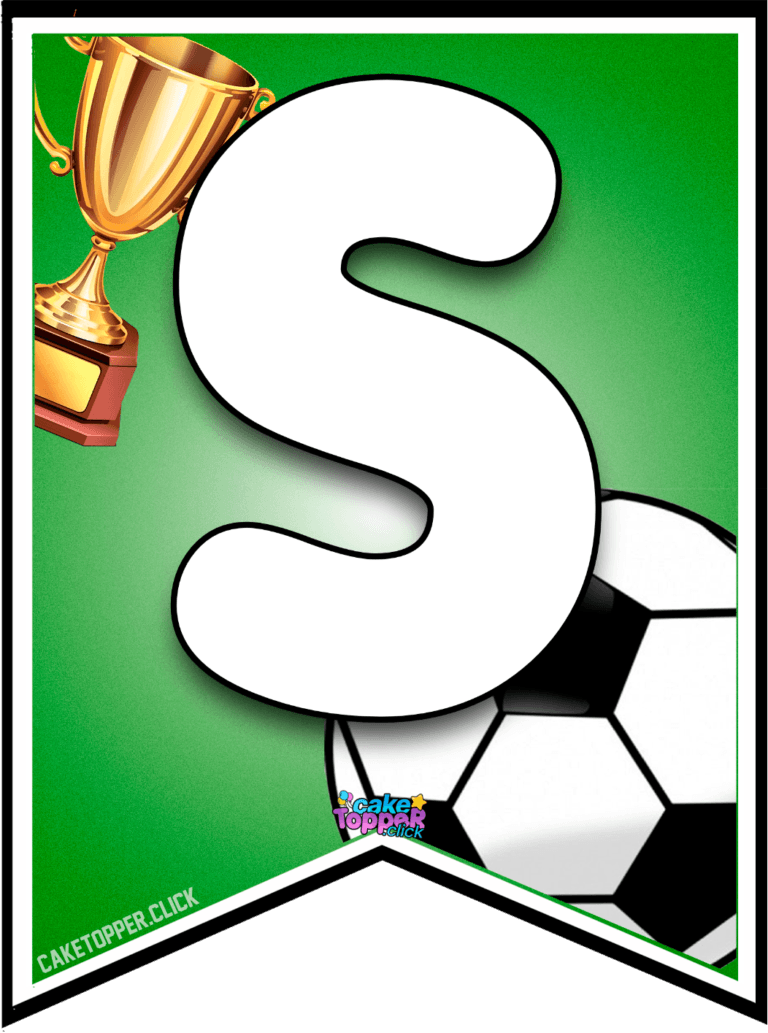 Soccer banner printable