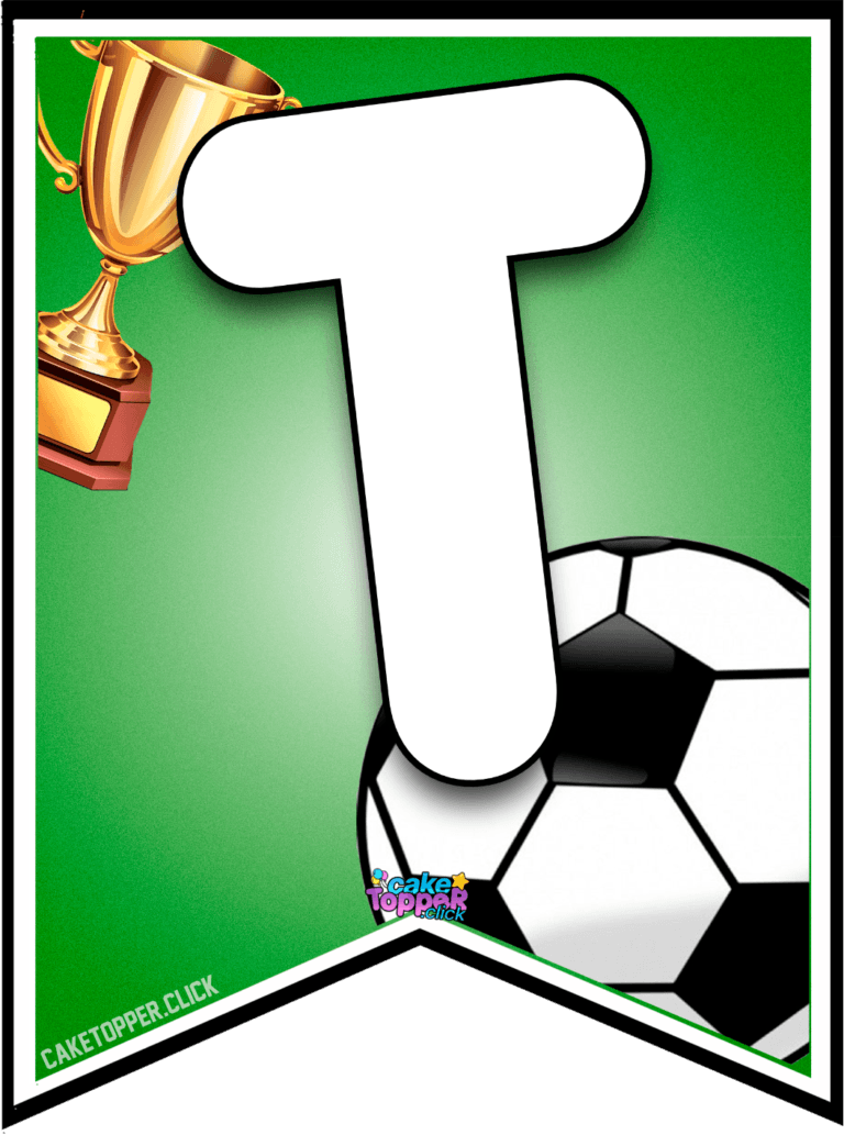 Soccer banner printable