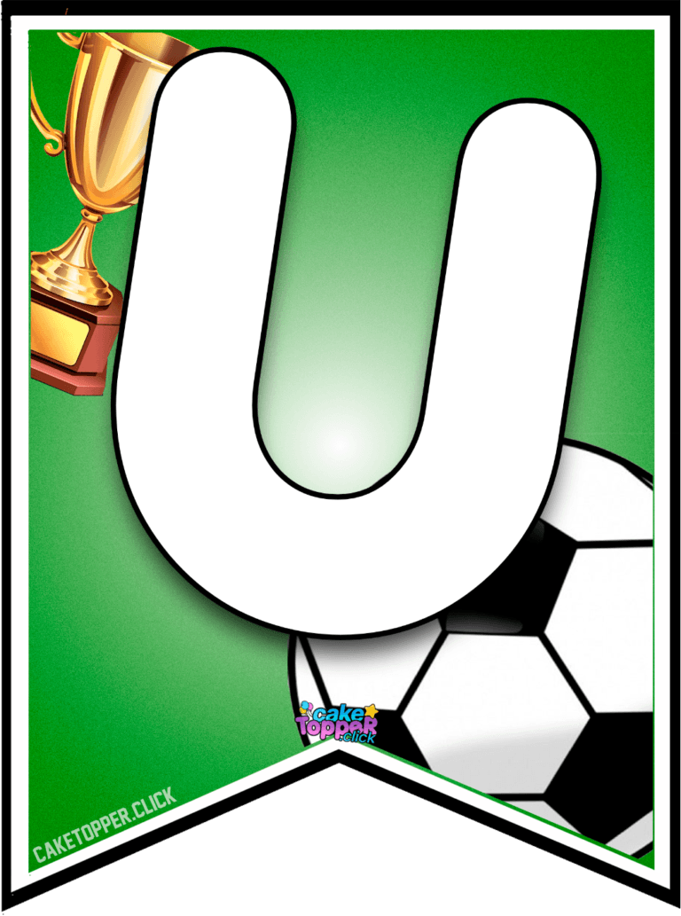 Soccer banner printable