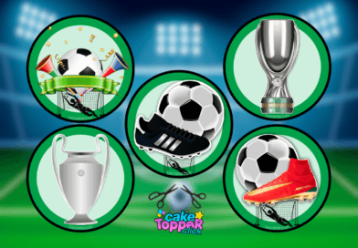 Pegatinas de Fútbol Redondas para Fiestas – Imprime Gratis y Personaliza tu Decoración