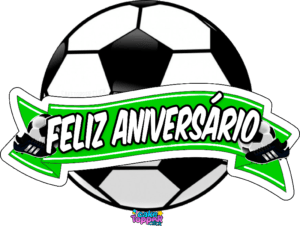 topo de bolo futebol png FELIZ ANIVERSARIO