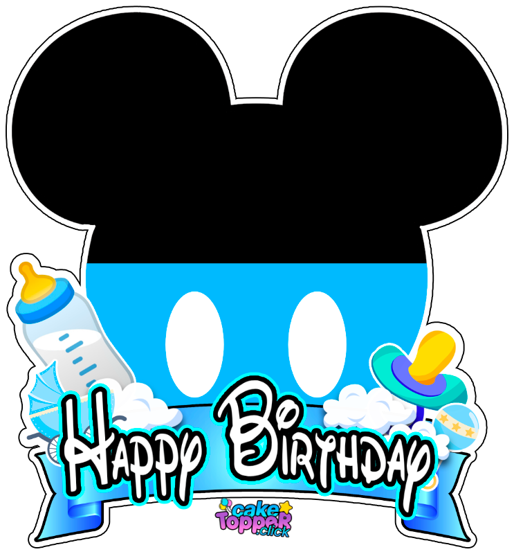 baby mickey Happy Birthday imagen