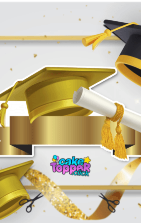 Printable Graduation Cake Toppers