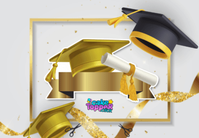 Toppers de Graduación para Imprimir Gratis – Diseños Dorados