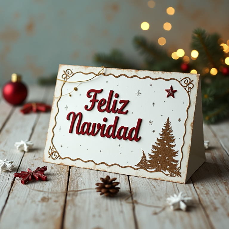 cartel con la palabra feliz navidad ideas