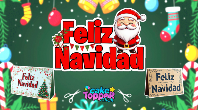 letrero feliz navidad post