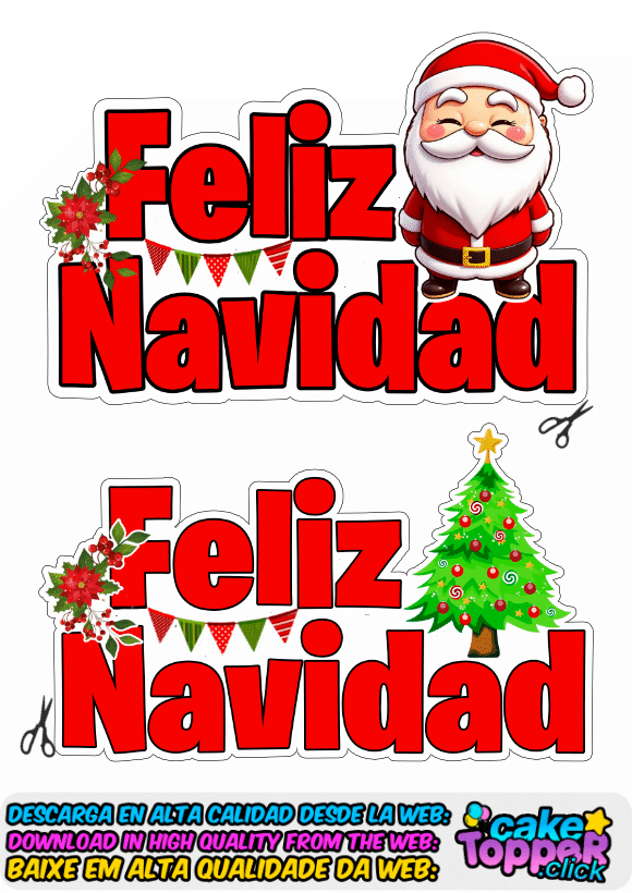 letrero feliz navidad