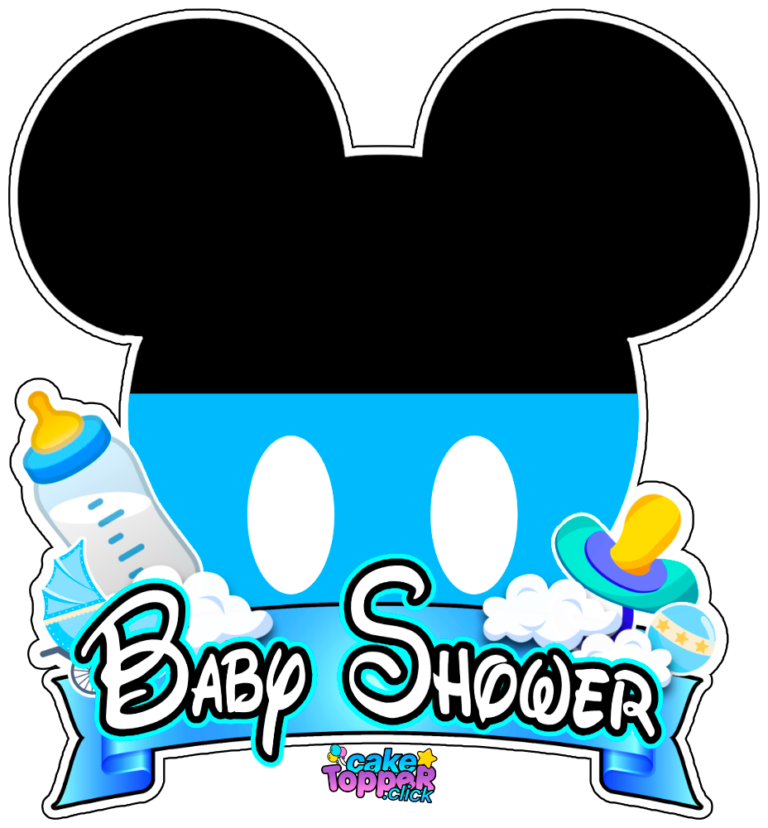 mickey beby shower PNG