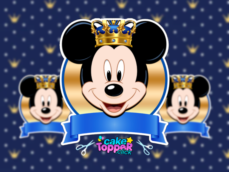 Toppers de Mickey Mouse Rey