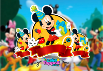 Cake Toppers de Mickey Mouse para Imprimir