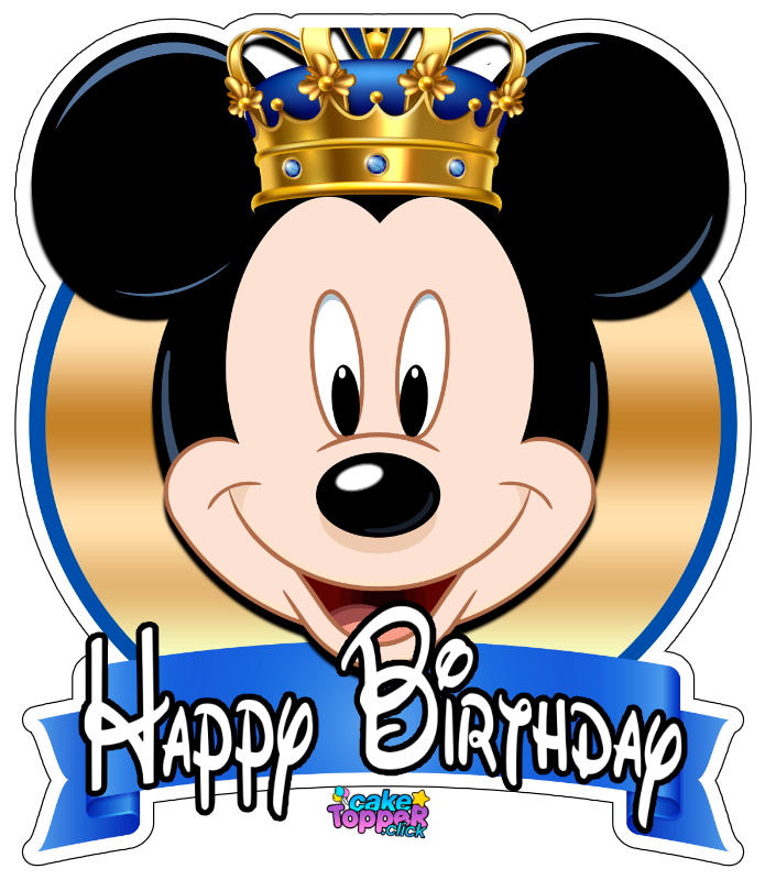 princess mickey mouse king blue png