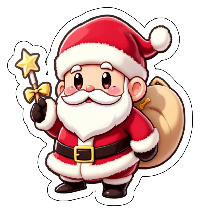 imagen de santa claus para imprimir