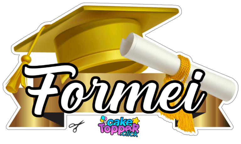 topo de bolo formei formatura​