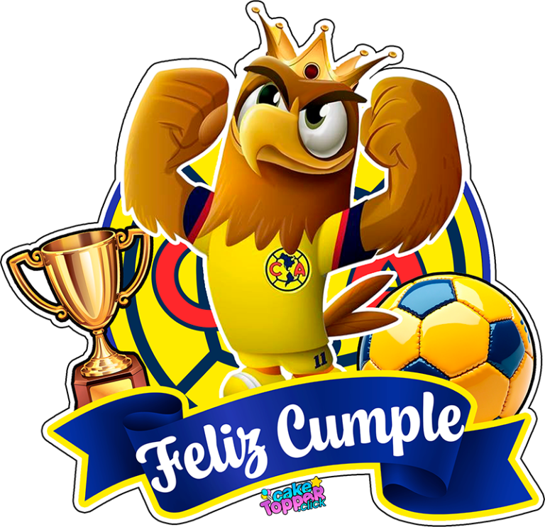 Feliz Cumple club america gratis png