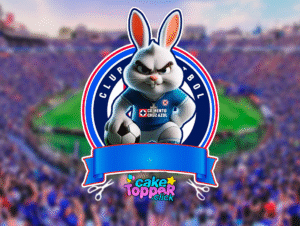 portada post cruz azul cake topper